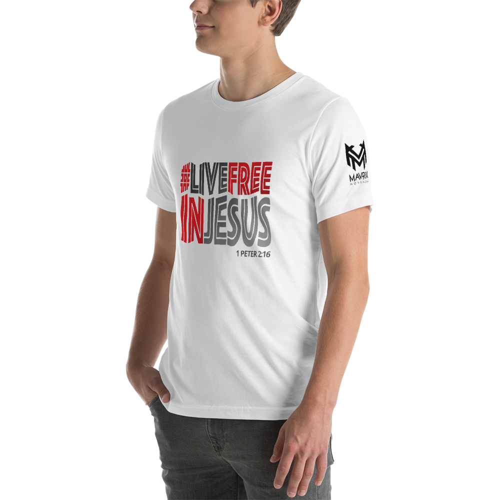 #LIVEFREEINJESUS - Mavrix T-Shirt (5 colors)