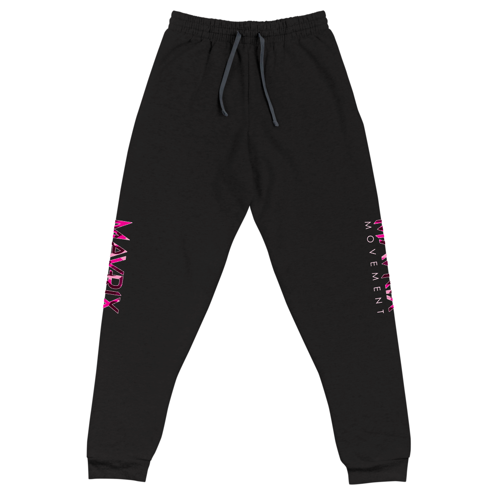 Mavrix Pink Fatigue Logo Joggers