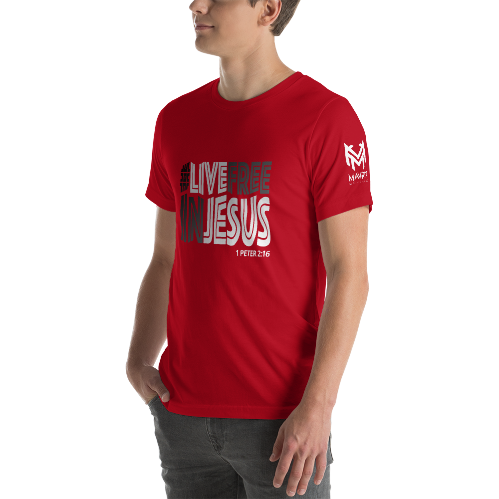 #LIVEFREEINJESUS - Mavrix T-Shirt (5 colors)
