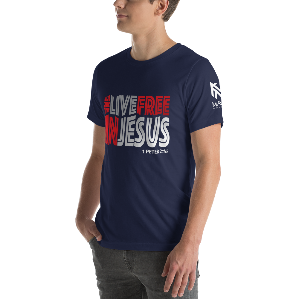 #LIVEFREEINJESUS - Mavrix T-Shirt (5 colors)