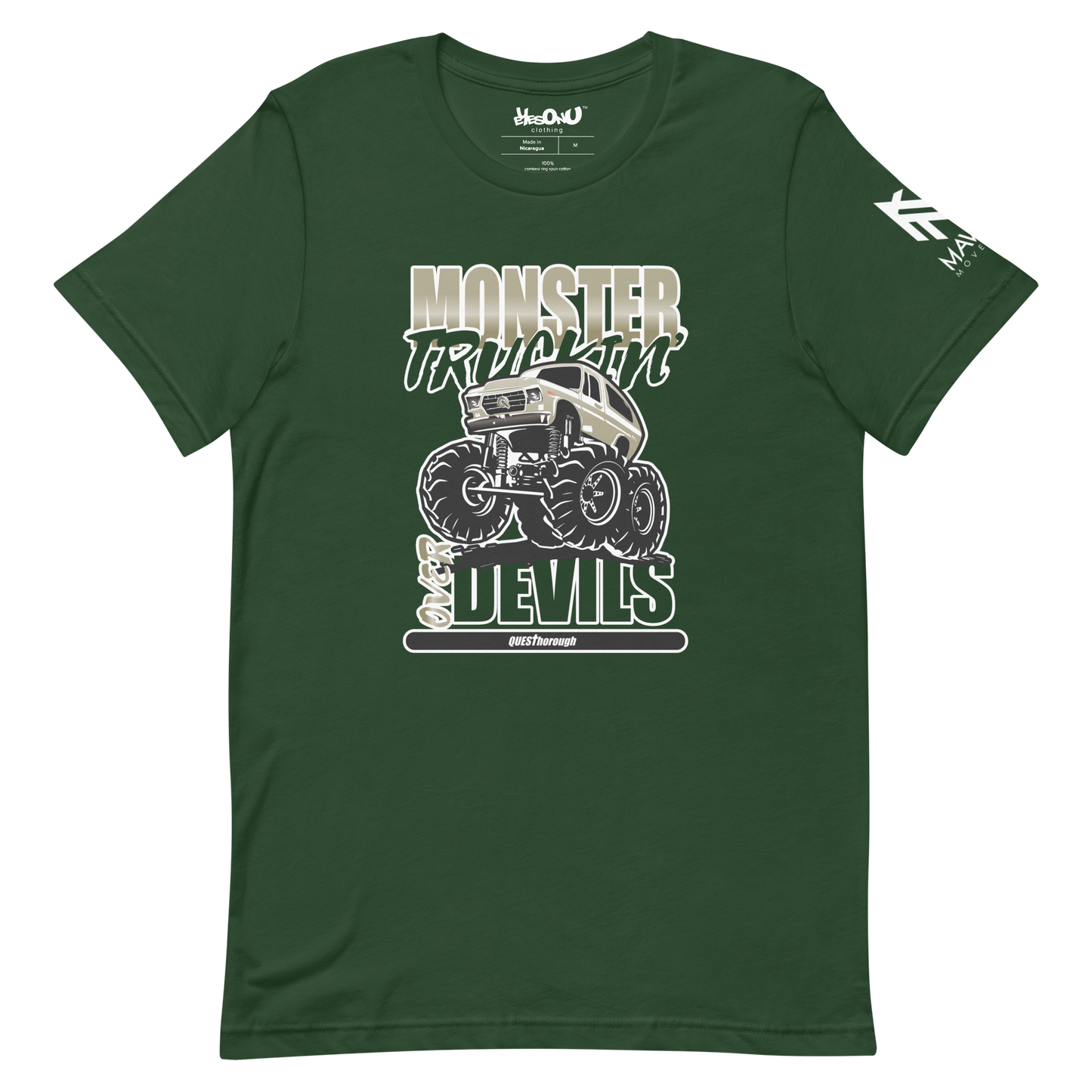 Bars - Monster Truckin' (Army) T-Shirt (4 colors)