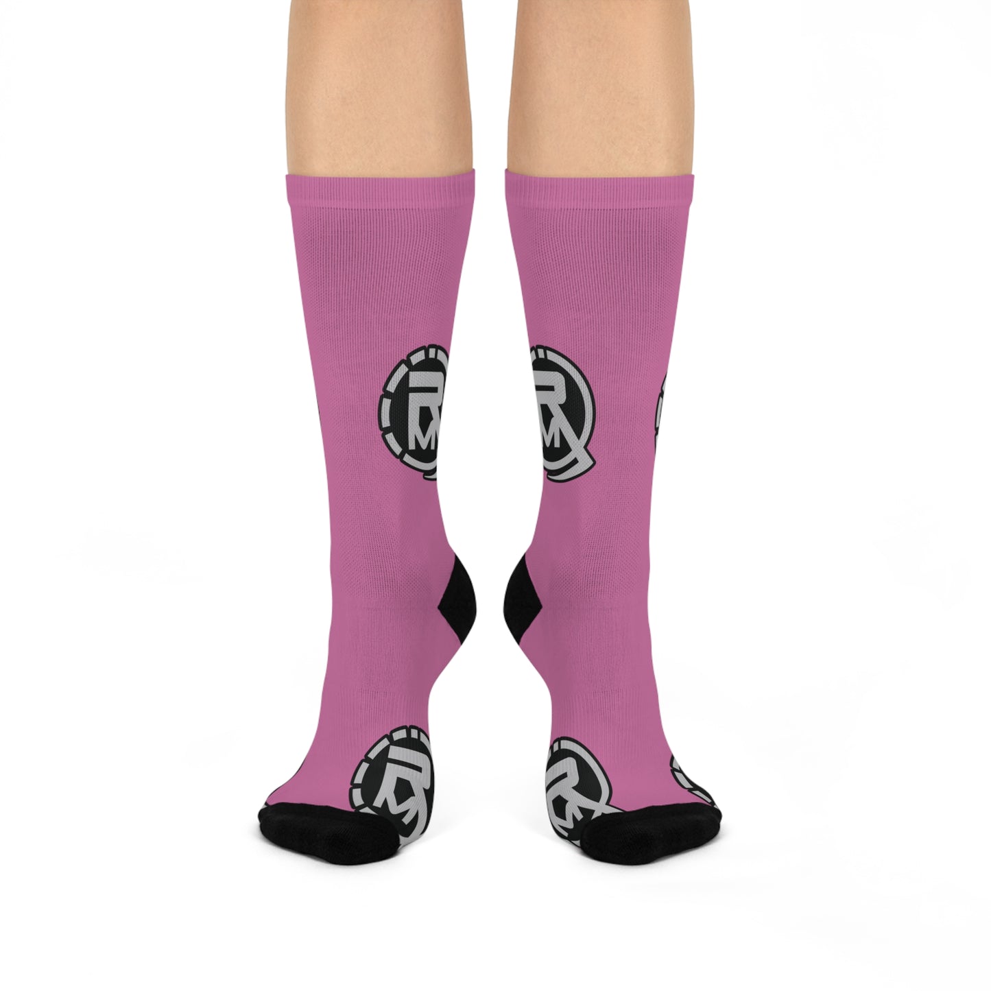 Simply Reveil Logo DTG Crew Socks (Pink)