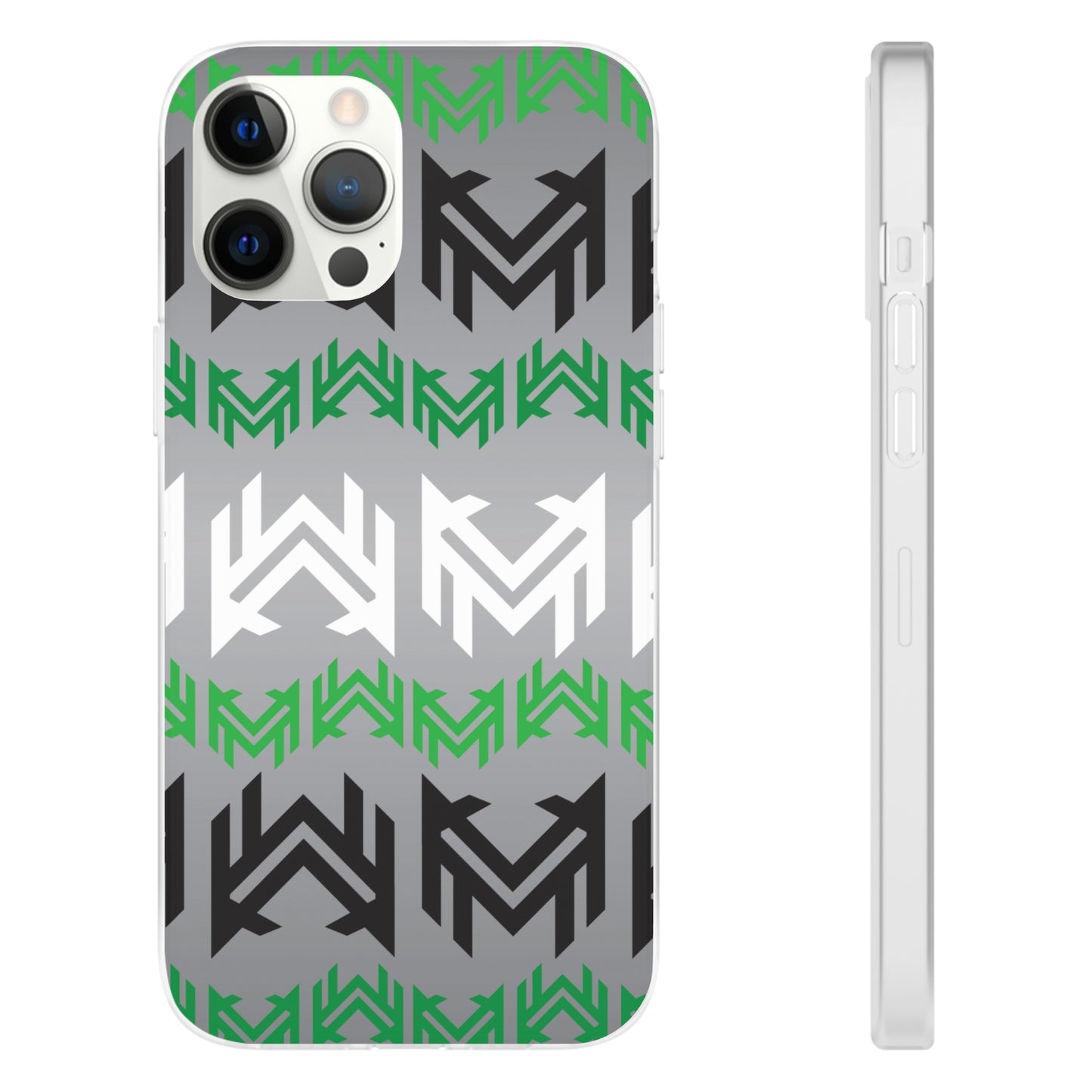 Mavrix Grey Pattern - Flexi Cases