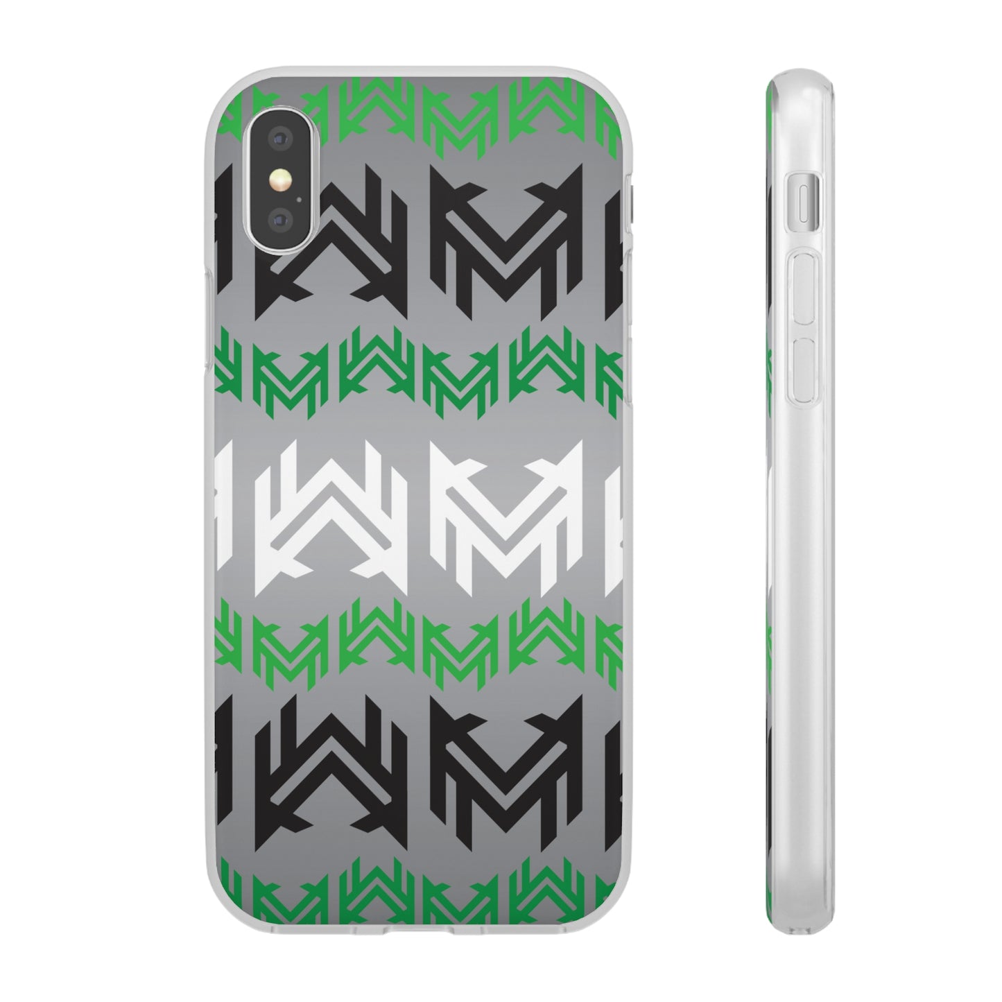 Mavrix Grey Pattern - Flexi Cases