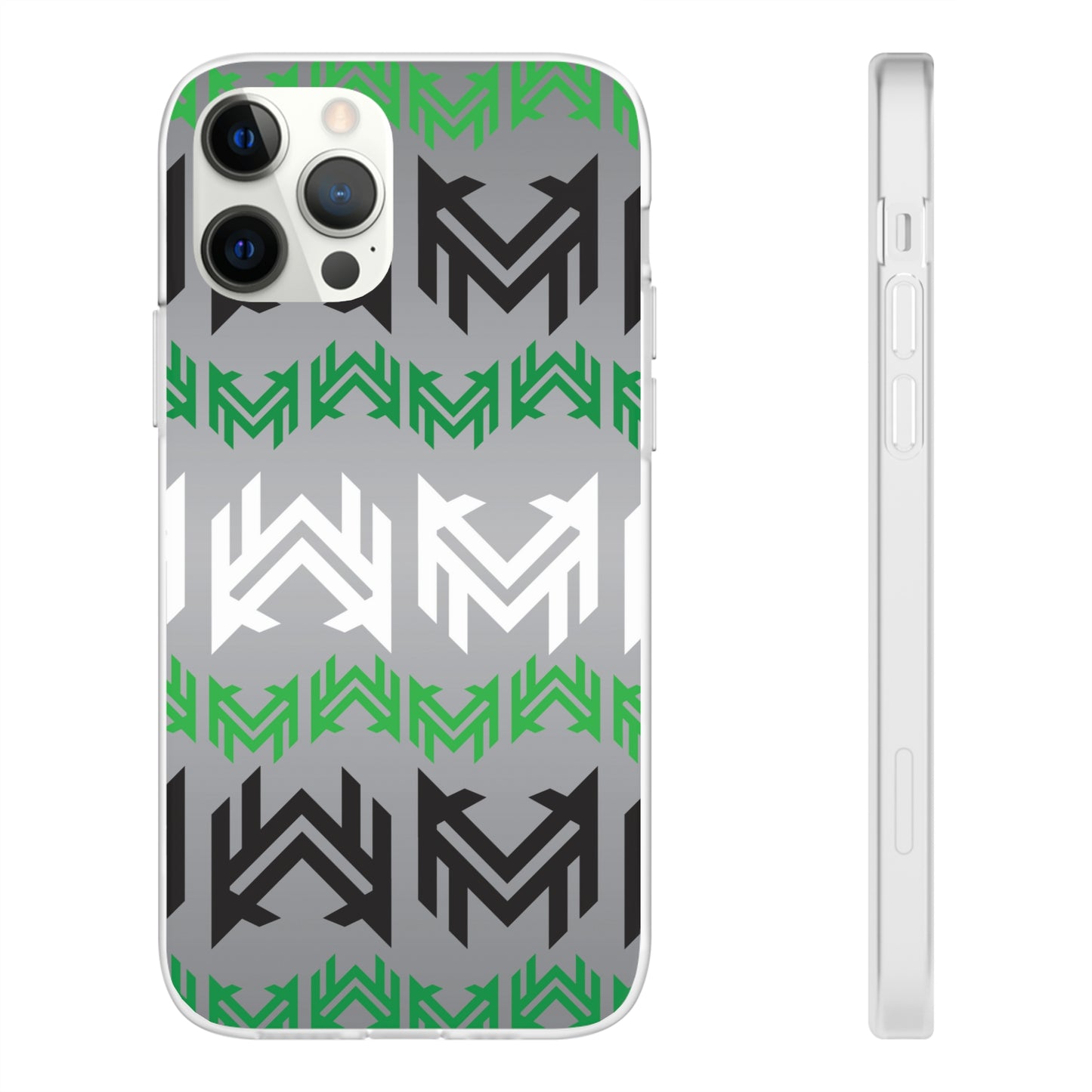 Mavrix Grey Pattern - Flexi Cases