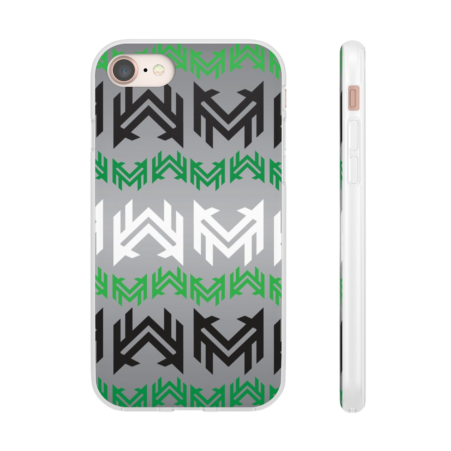 Mavrix Grey Pattern - Flexi Cases