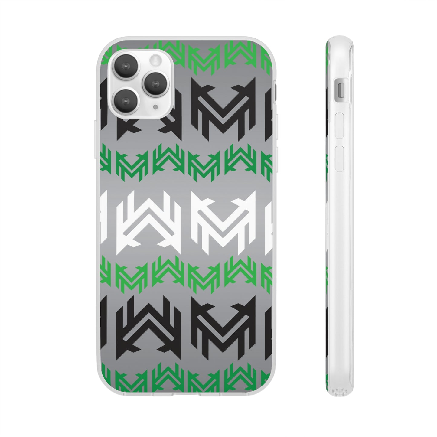 Mavrix Grey Pattern - Flexi Cases