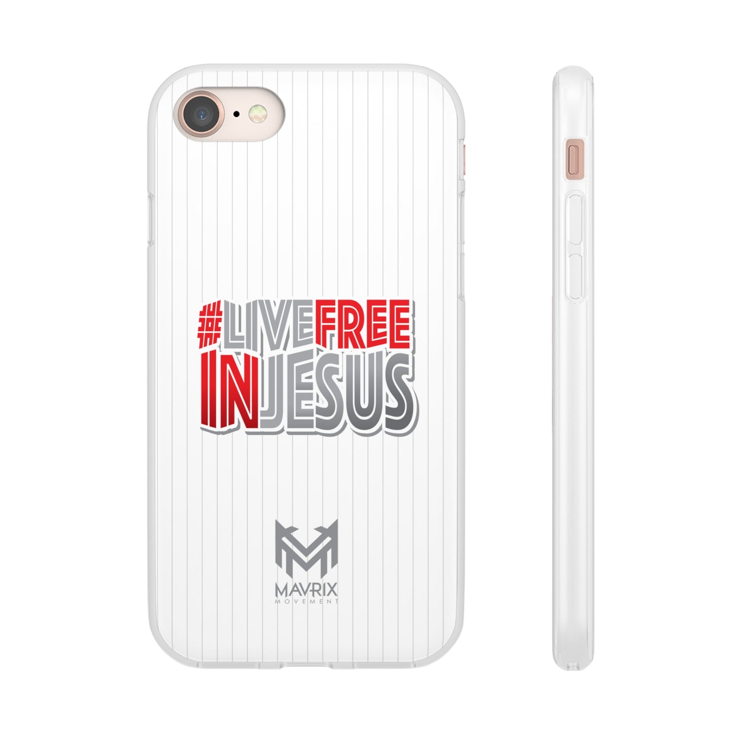 Mavrix #LIVEFREEINJESUS - Flexi Cases