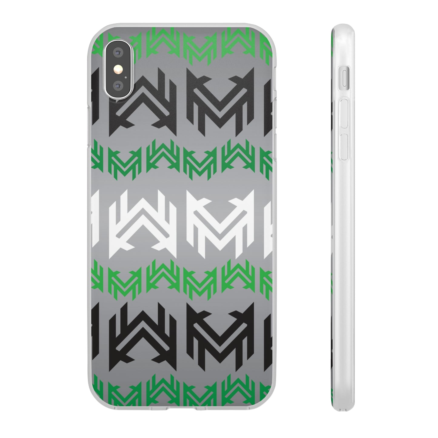 Mavrix Grey Pattern - Flexi Cases