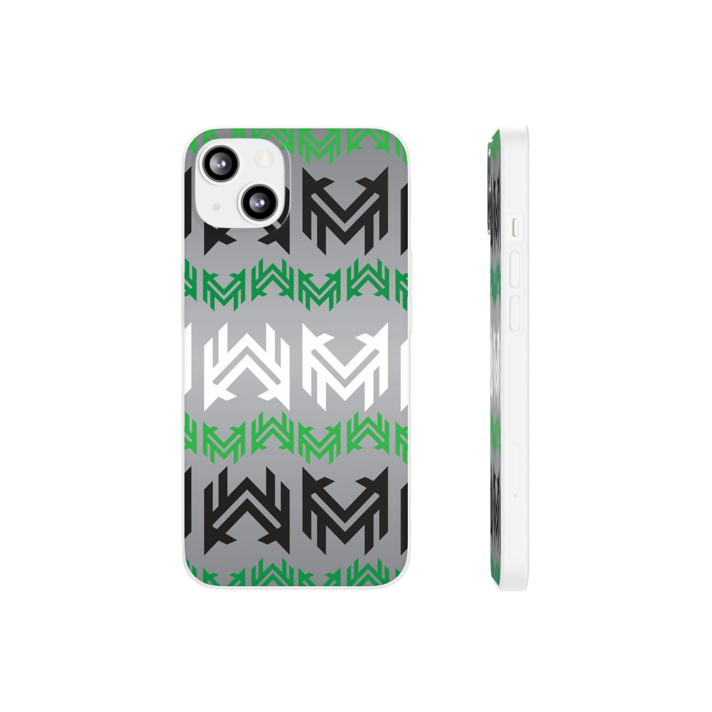 Mavrix Grey Pattern - Flexi Cases