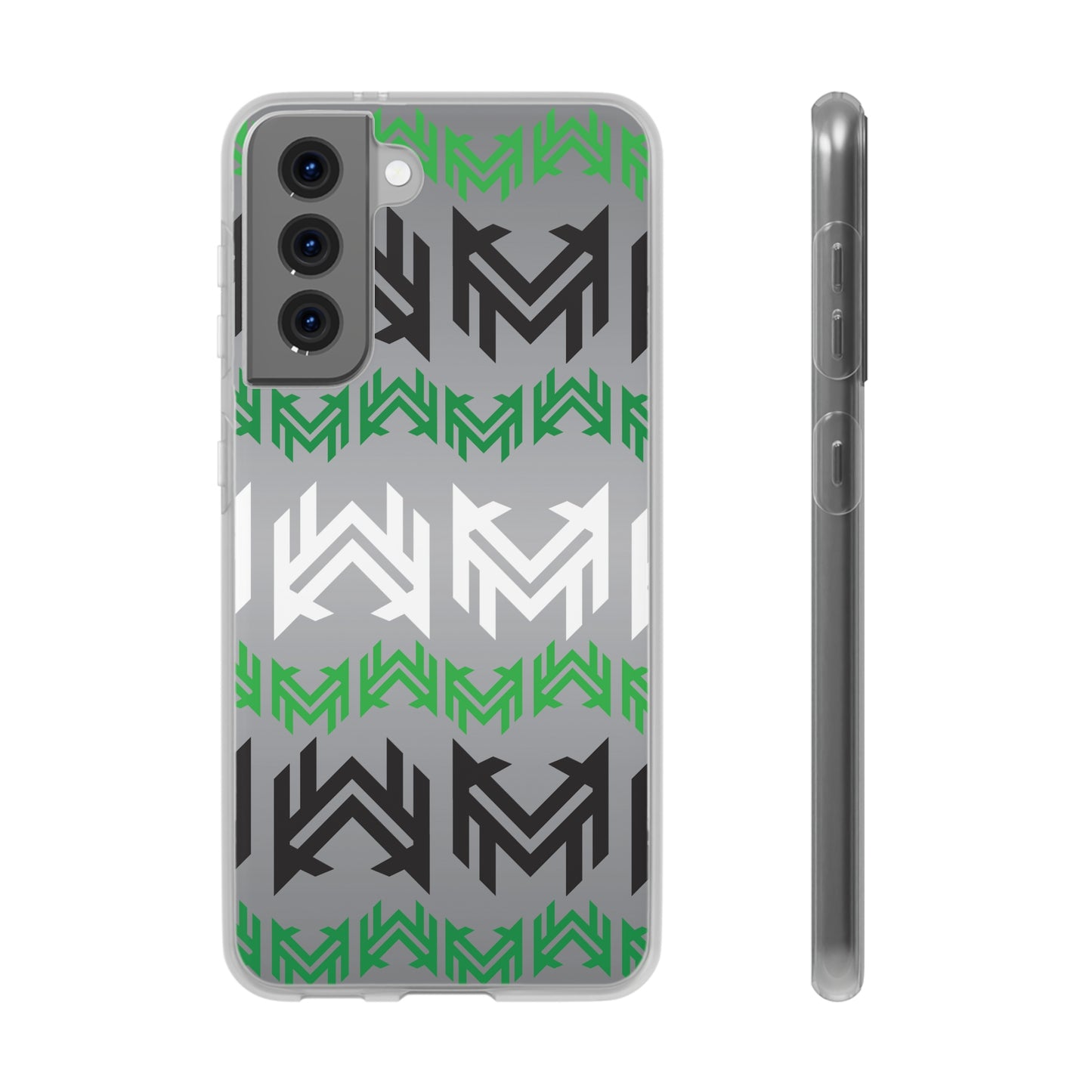 Mavrix Grey Pattern - Flexi Cases