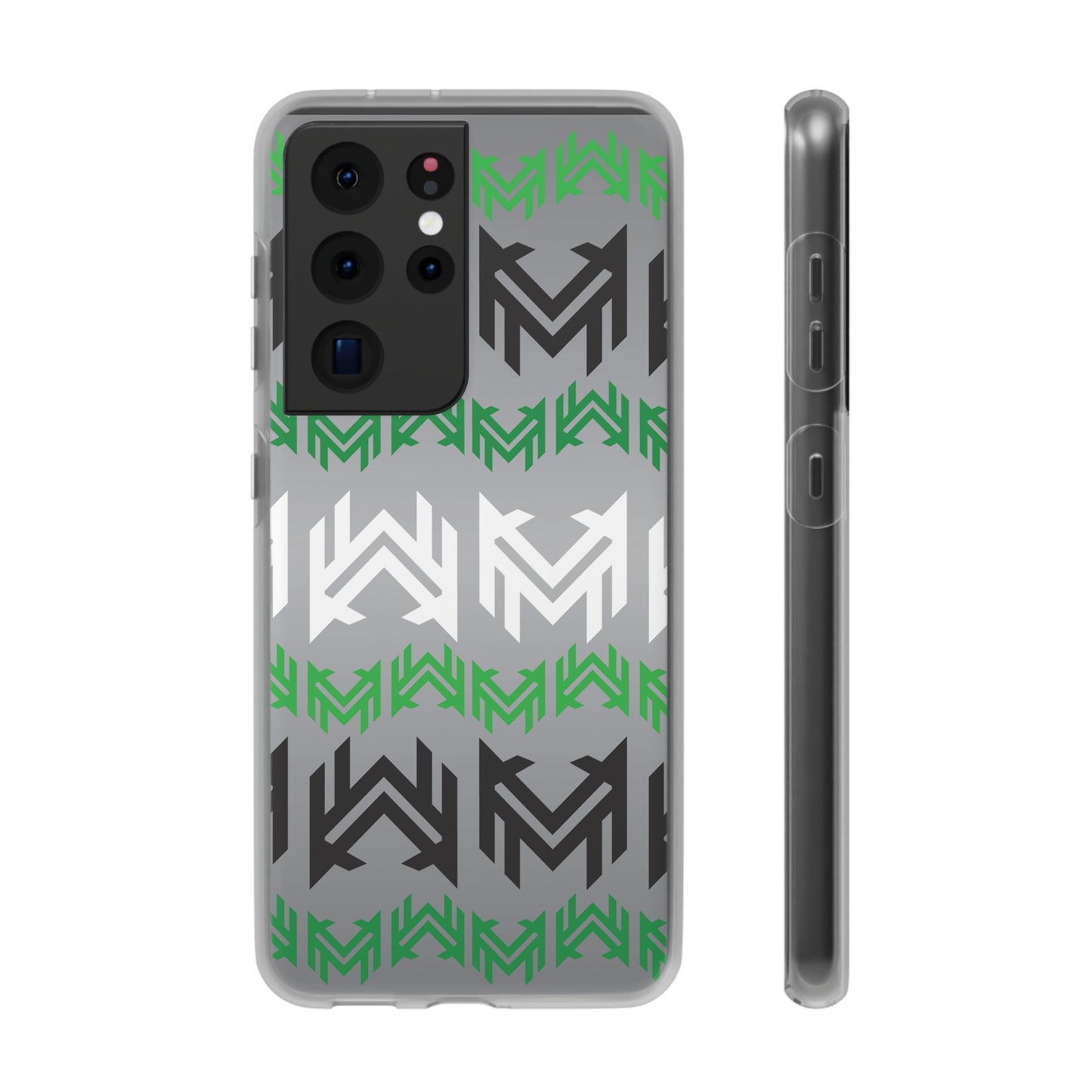 Mavrix Grey Pattern - Flexi Cases