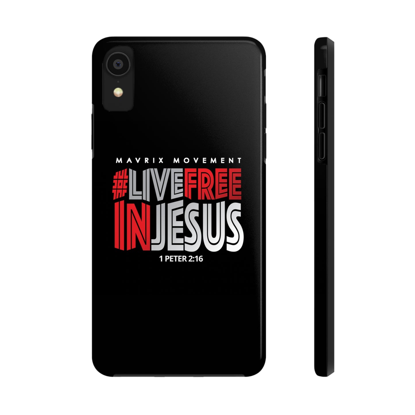 Mavrix #LIVEFREEINJESUS - Case Mate Tough Phone Cases