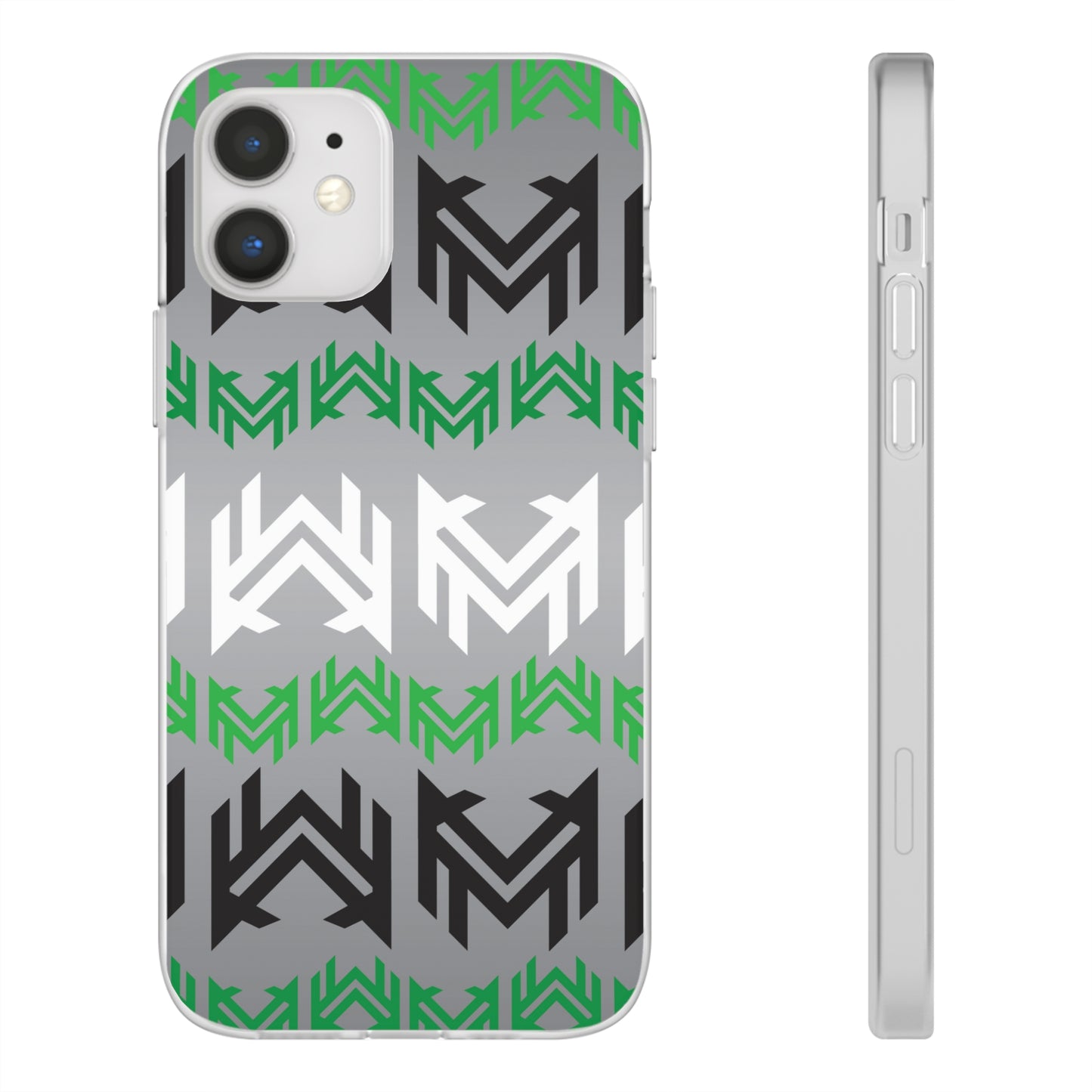 Mavrix Grey Pattern - Flexi Cases