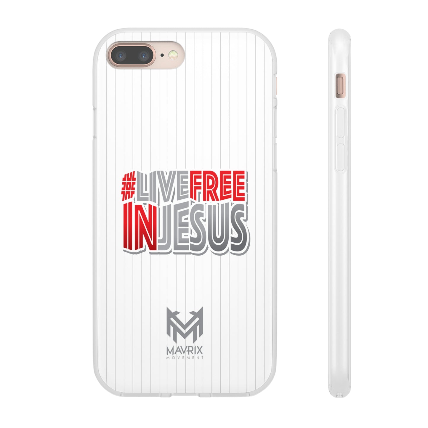 Mavrix #LIVEFREEINJESUS - Flexi Cases