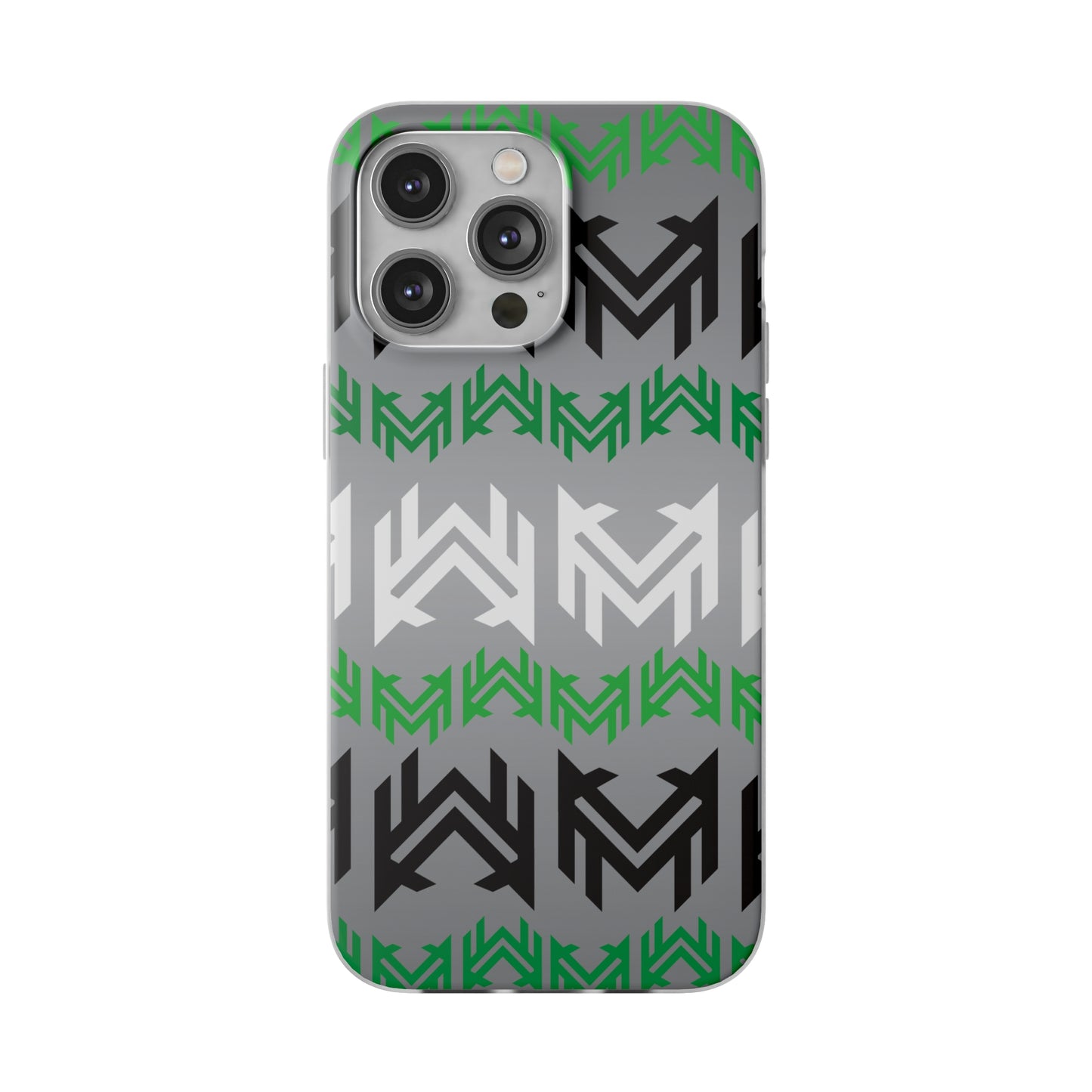 Mavrix Grey Pattern - Flexi Cases