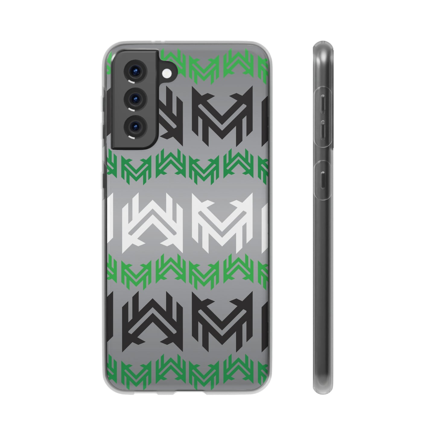 Mavrix Grey Pattern - Flexi Cases