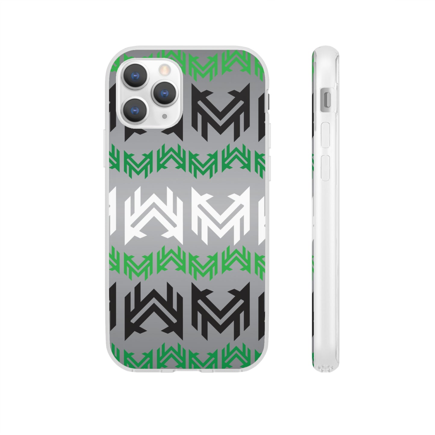 Mavrix Grey Pattern - Flexi Cases