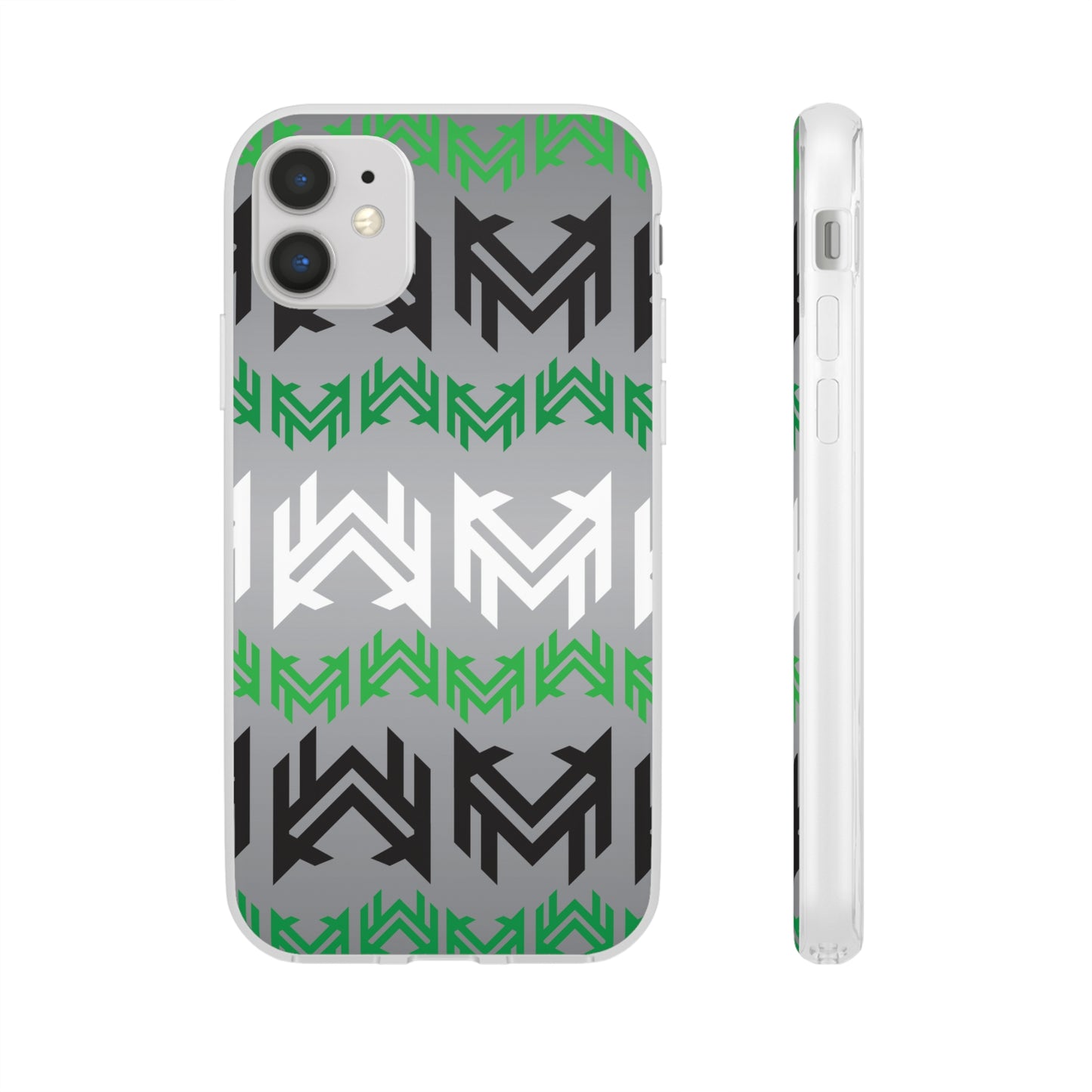 Mavrix Grey Pattern - Flexi Cases