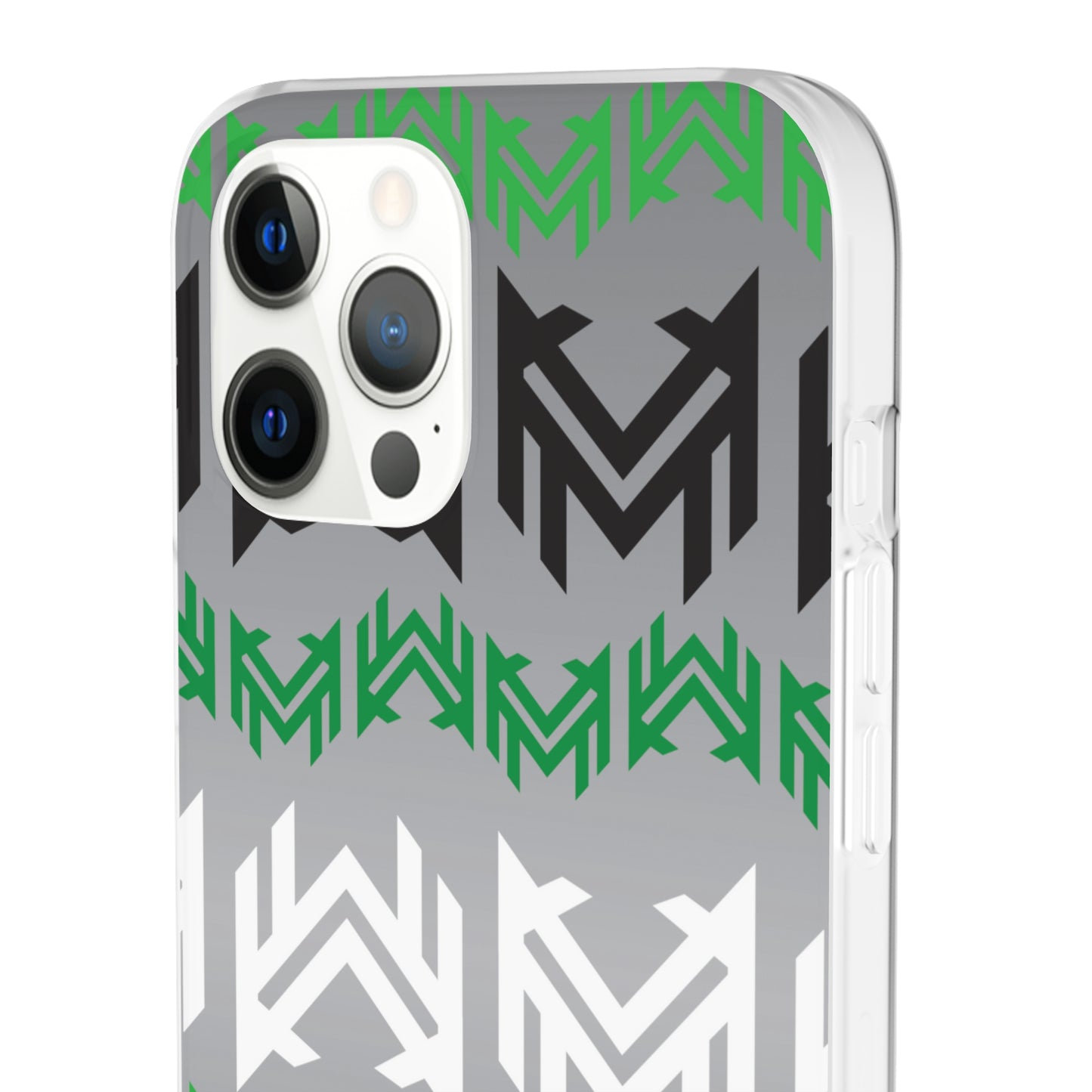 Mavrix Grey Pattern - Flexi Cases