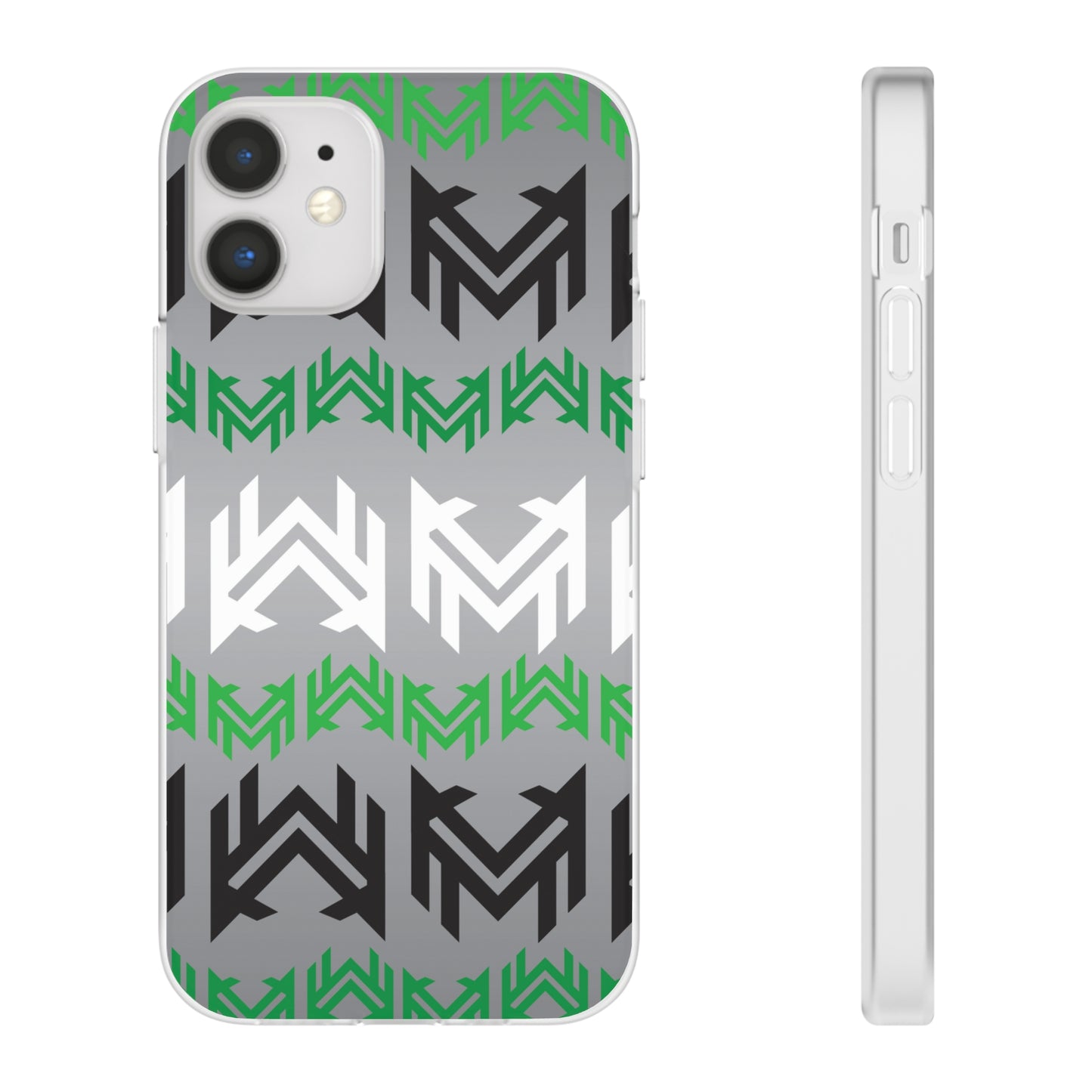 Mavrix Grey Pattern - Flexi Cases