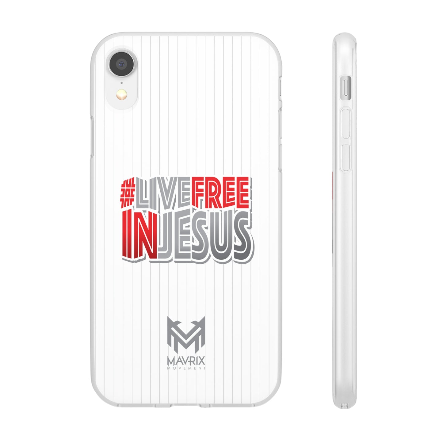 Mavrix #LIVEFREEINJESUS - Flexi Cases