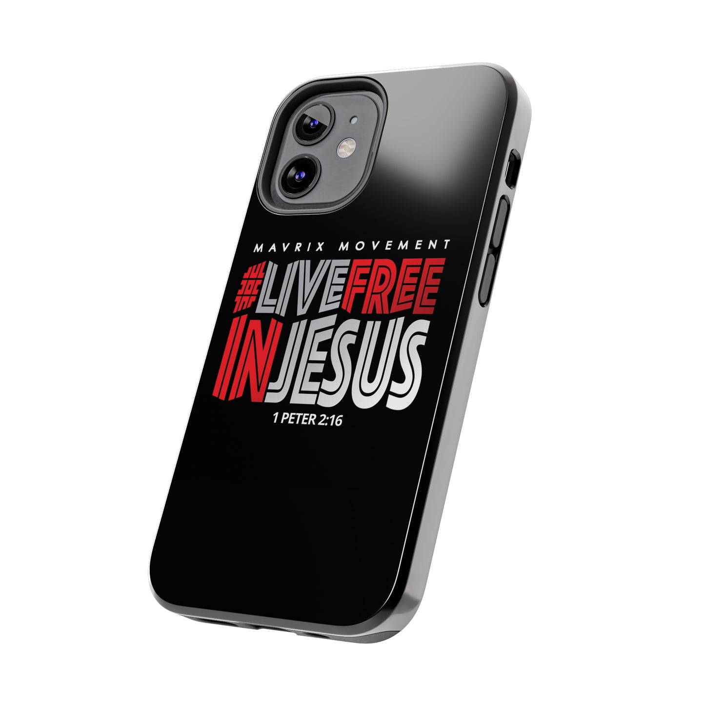 Mavrix #LIVEFREEINJESUS - Case Mate Tough Phone Cases