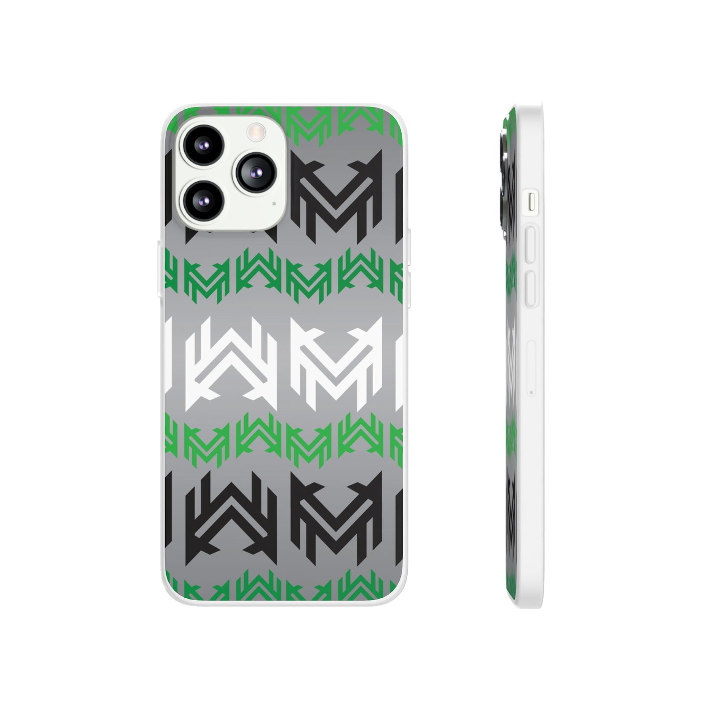 Mavrix Grey Pattern - Flexi Cases