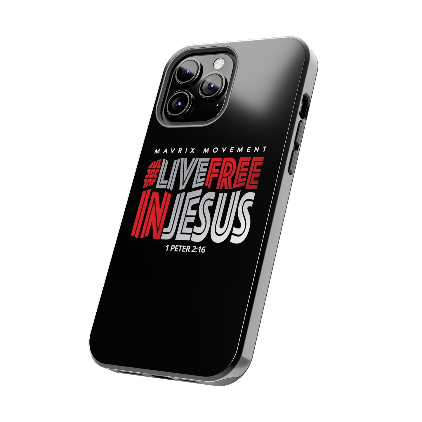 Mavrix #LIVEFREEINJESUS - Case Mate Tough Phone Cases