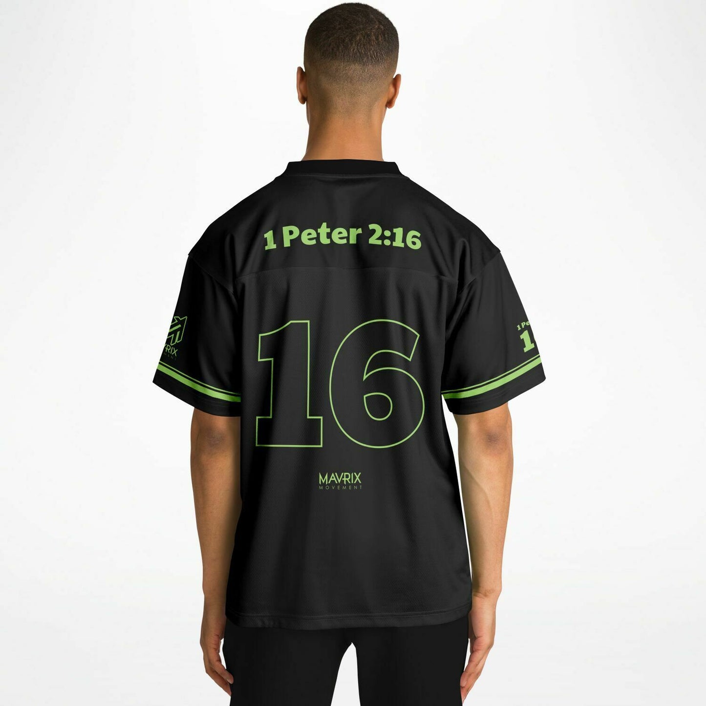 Mavrix Lime Football Jersey