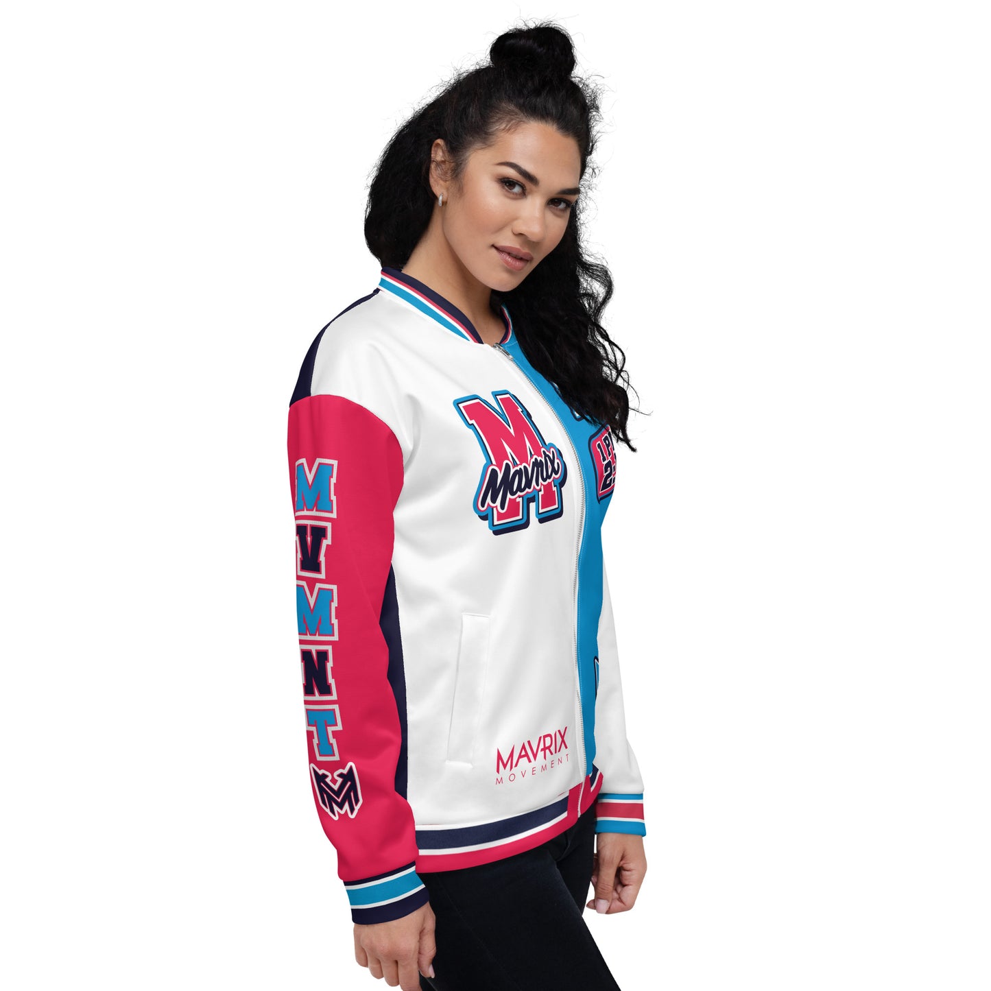 Mavrix Varsity Split Bomber Jacket