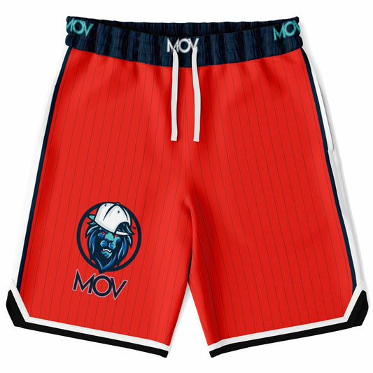 MOV Pinstripes Basketball Shorts