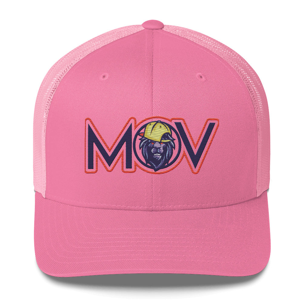 MOV Letters Purple Trucker Cap (3 colors)