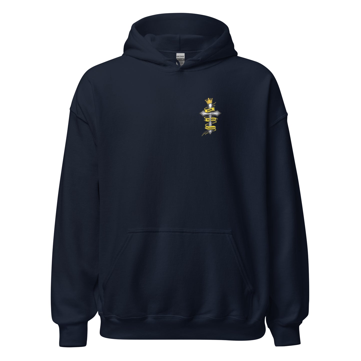 Done  Being Cautious - Cross Hoodie (7 colors)