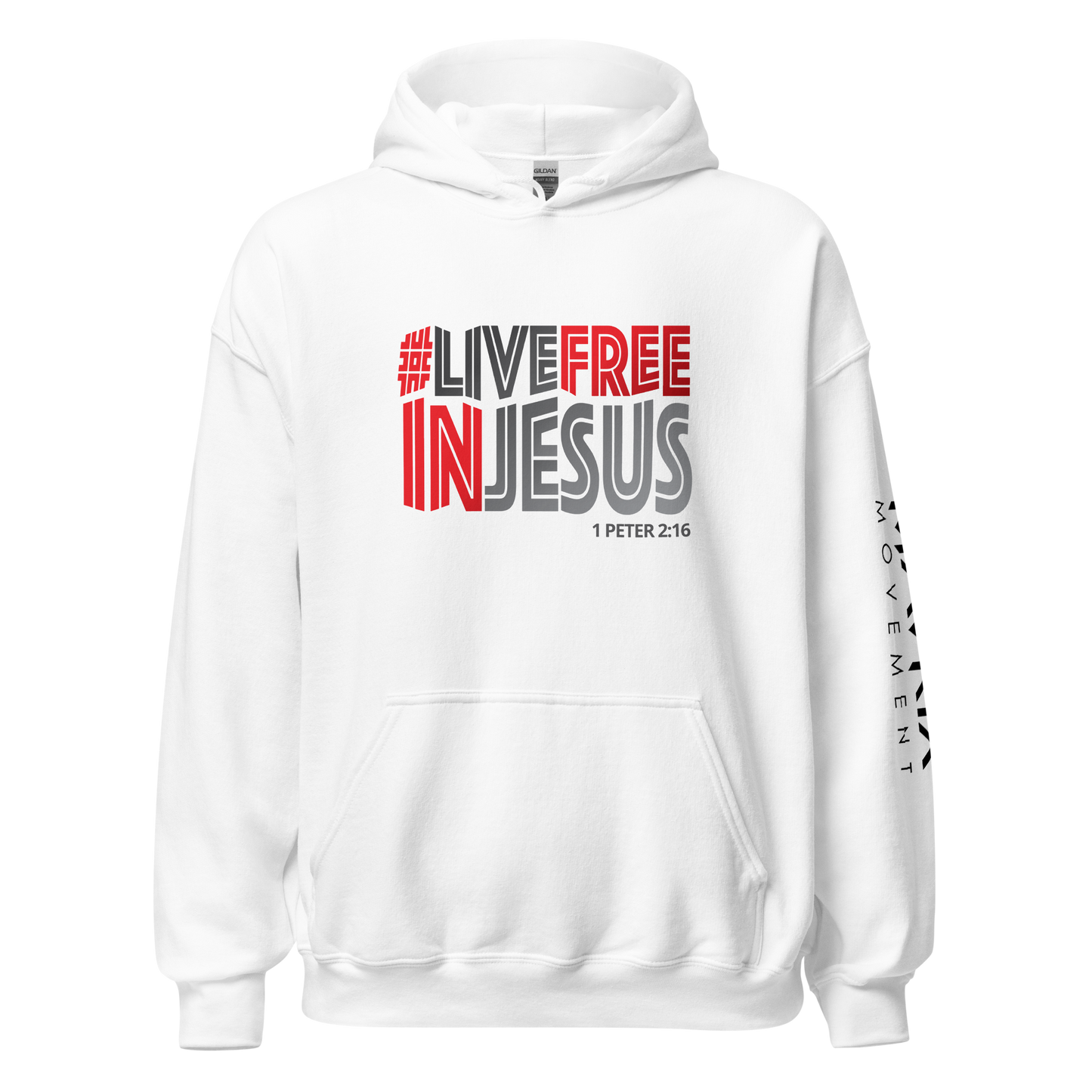 #LIVEFREEINJESUS Hoodie (3 colors)