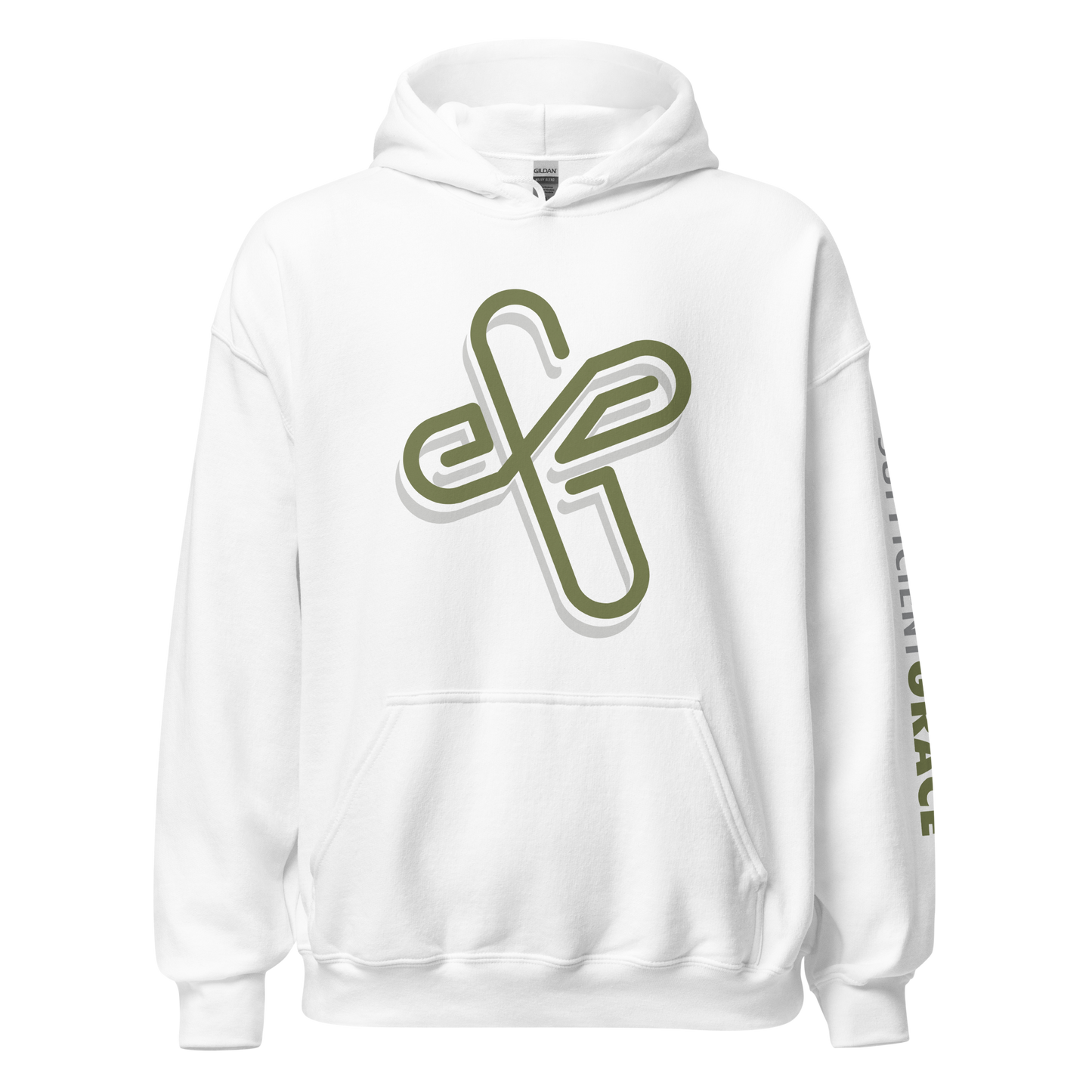 Sufficient Grace Cross Hoodie (2 colors)