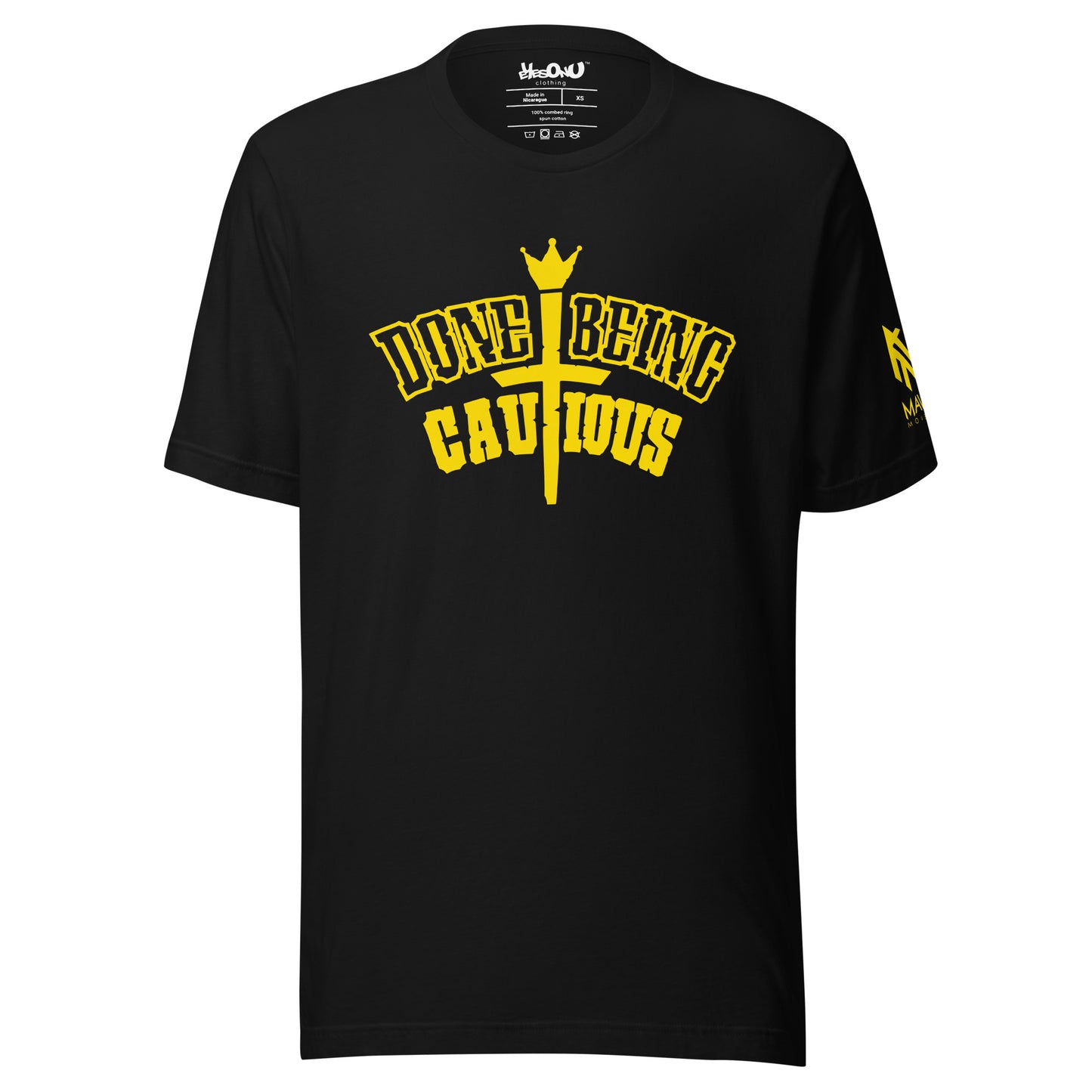 Done Being Cautious Signature Yellow T-shirt (6 colors)