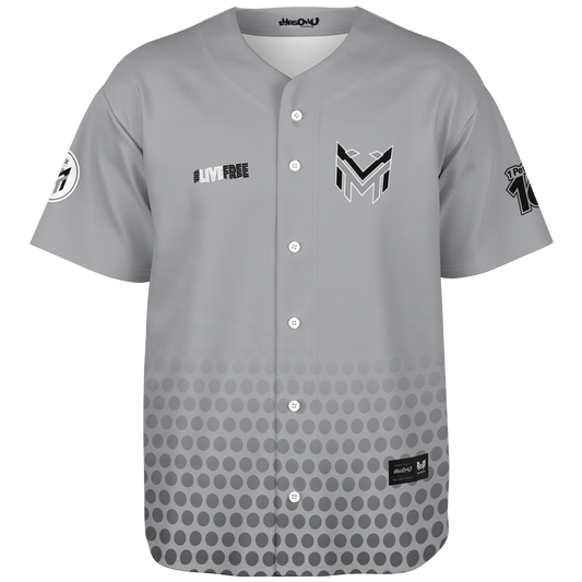 Mavrix Gray Baseball Jersey