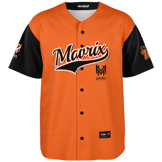 Mavrix Orange Baseball Jersey