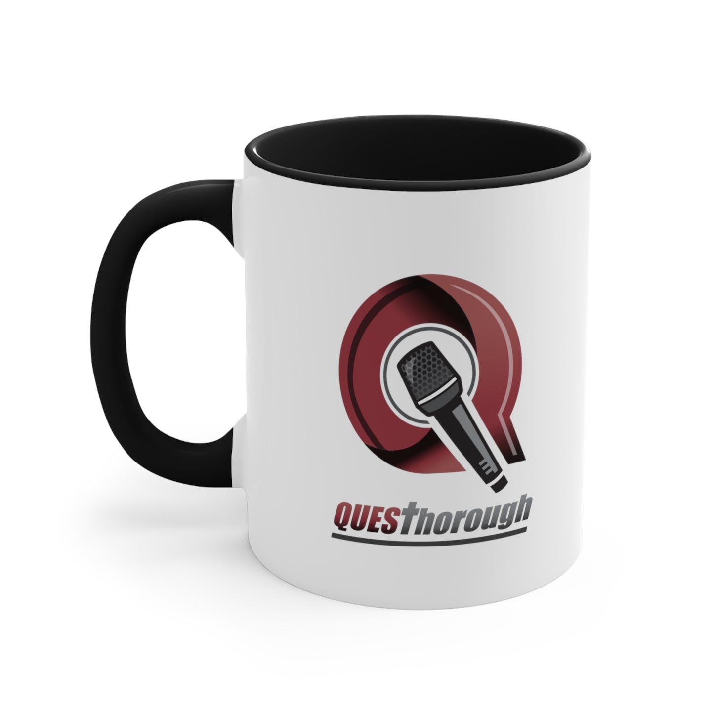 QuesThorough Signature Red - Accent Coffee Mug, 11oz