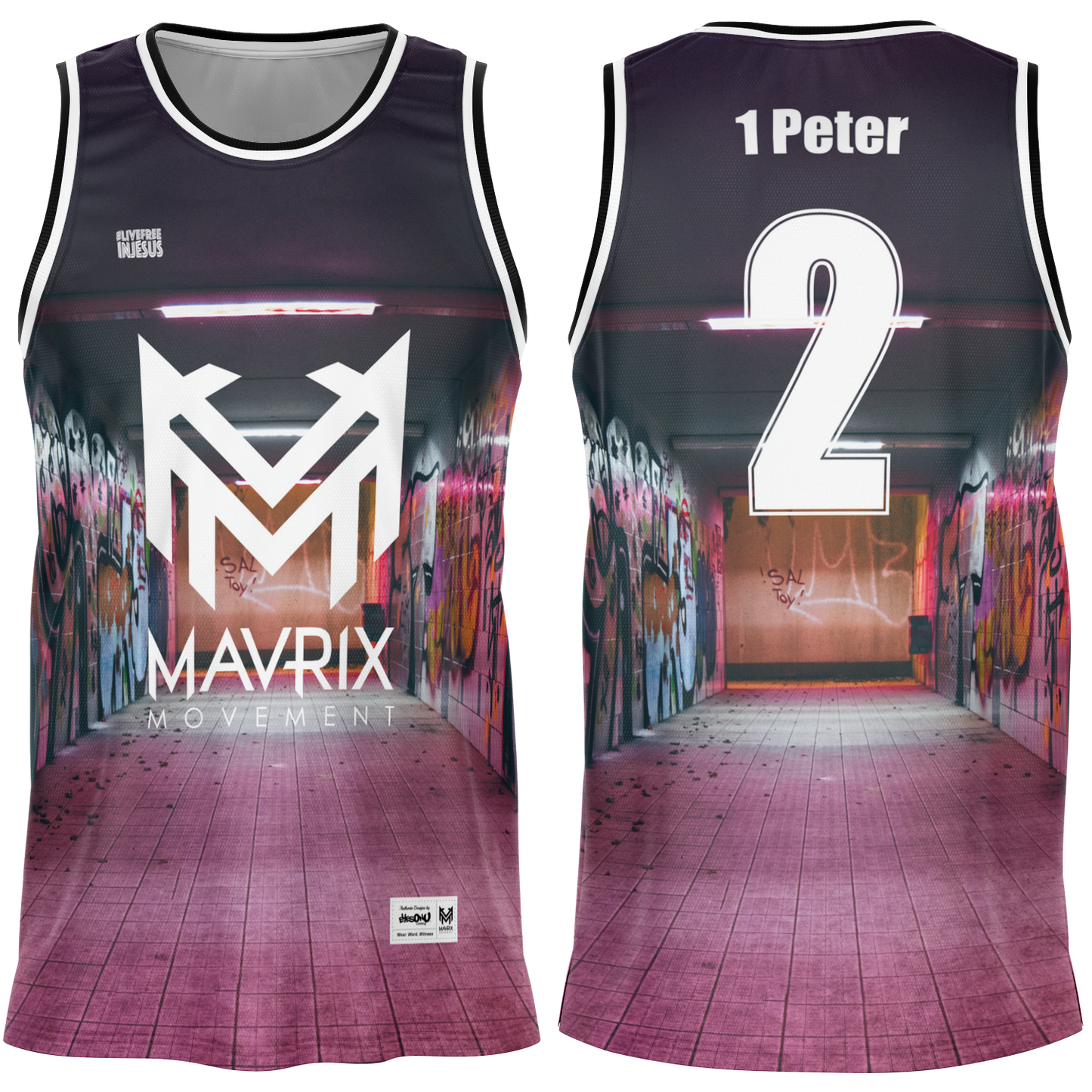 Mavrix Graffiti - Basketball Jersey