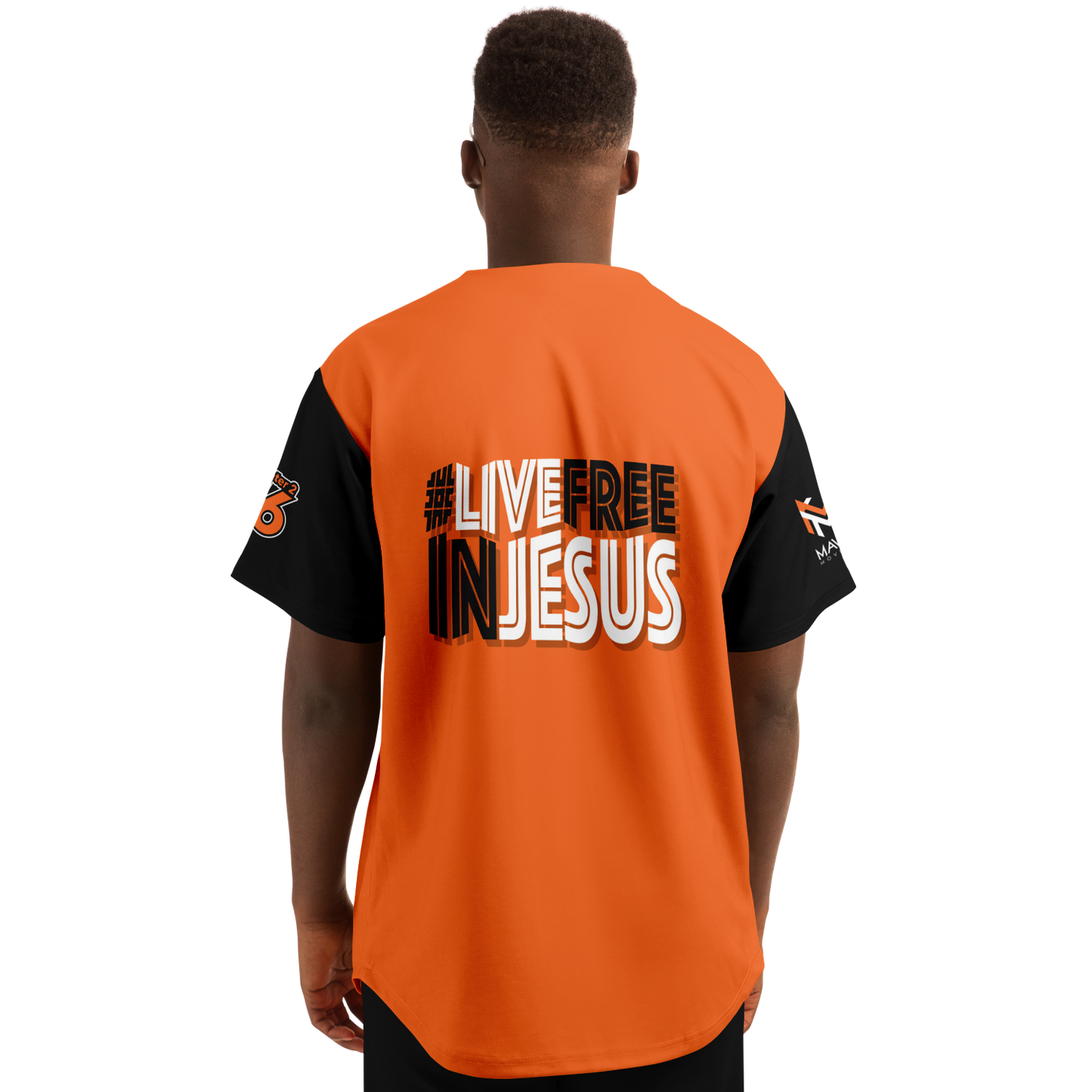 Mavrix Orange Baseball Jersey