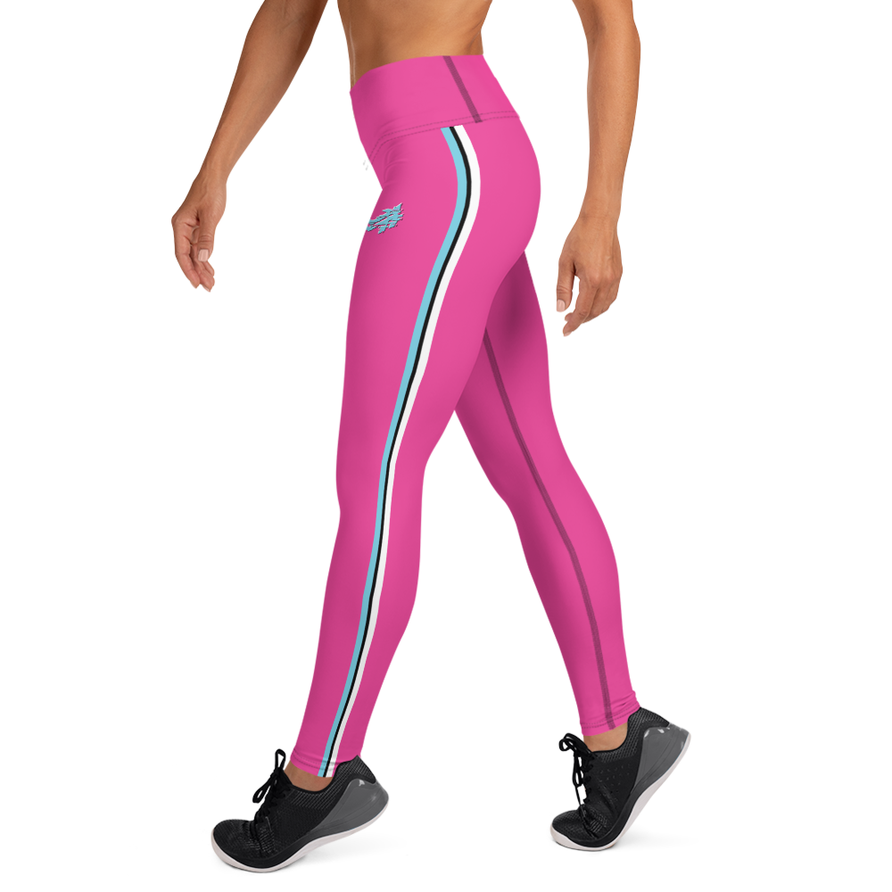 Mavrix Glitch Pink Yoga Leggings