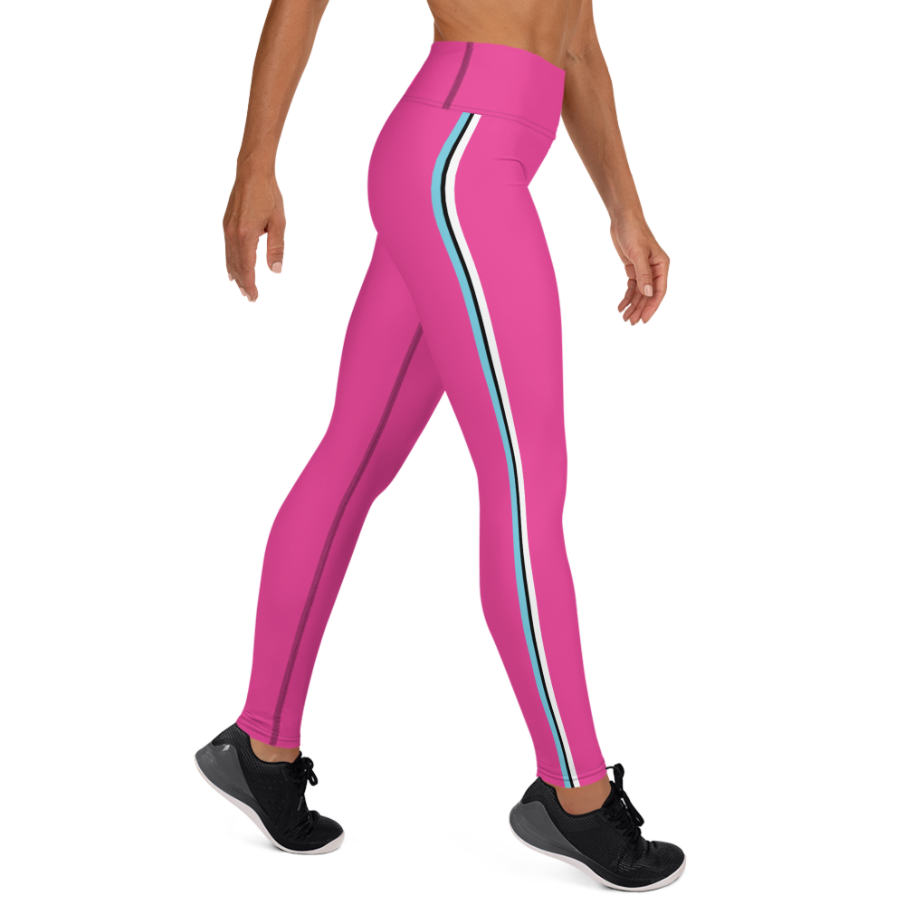Mavrix Glitch Pink Yoga Leggings