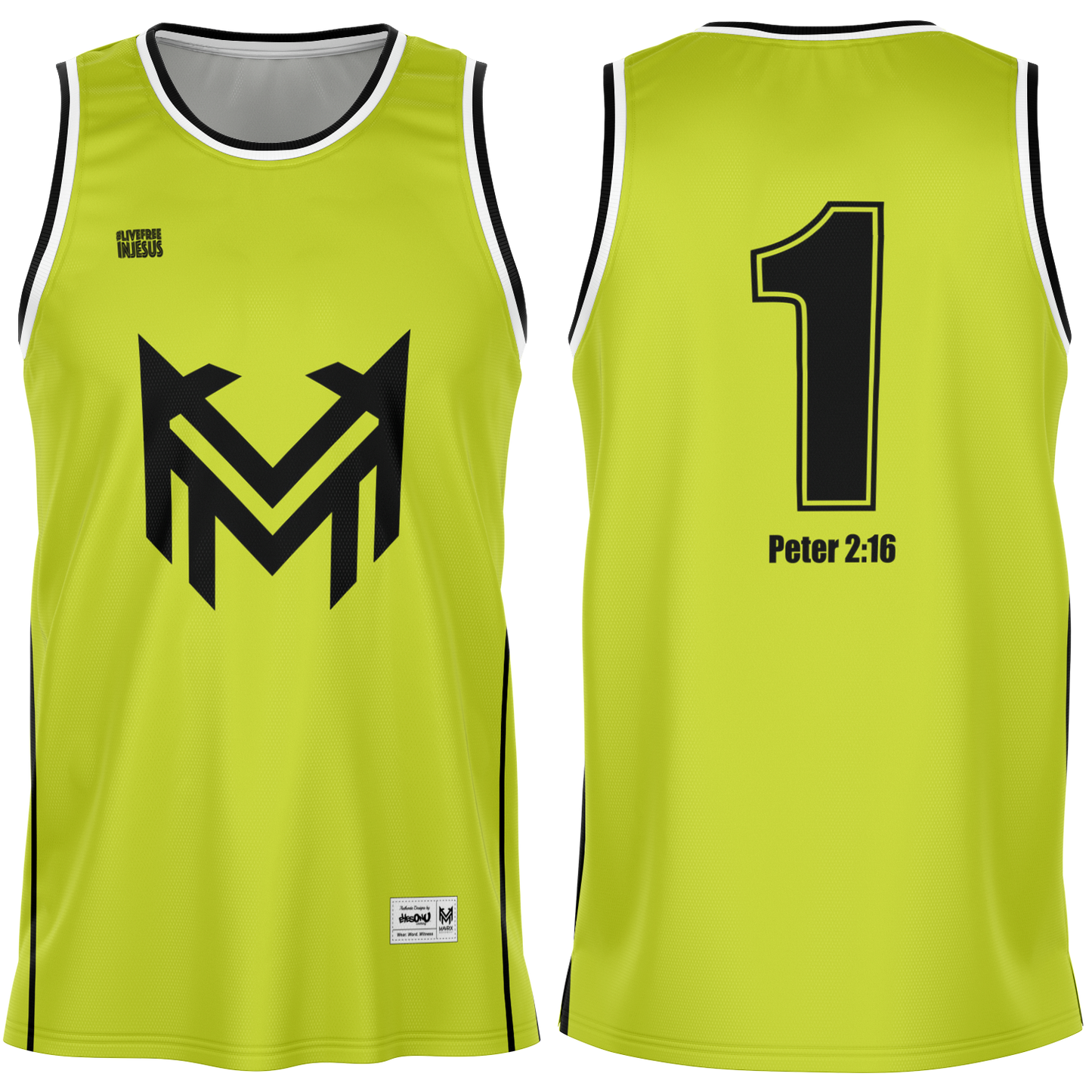 Mavrix Team Volt - Basketball Jersey