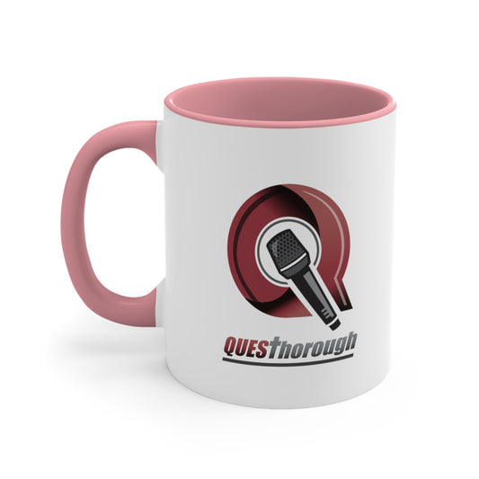 QuesThorough Signature Red - Accent Coffee Mug, 11oz