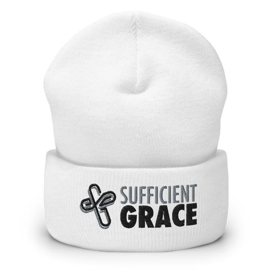 Sufficient Grace Cuffed Beanie (2 colors)