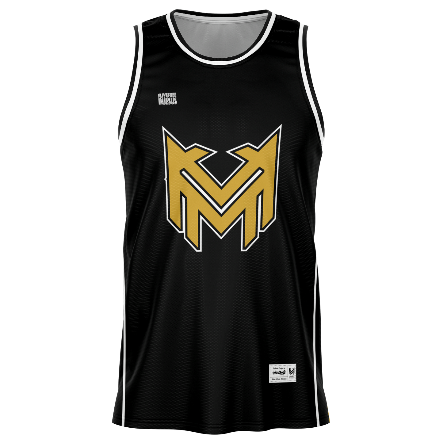 Mavrix Team BlkGold - Basketball Jersey