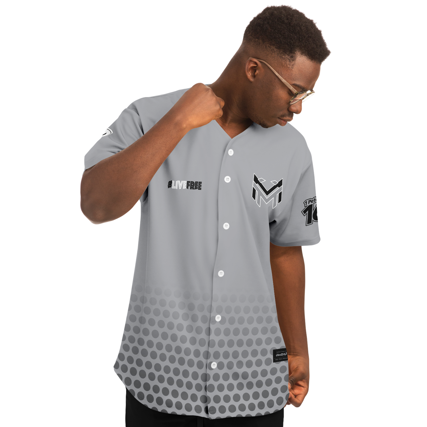 Mavrix Gray Baseball Jersey