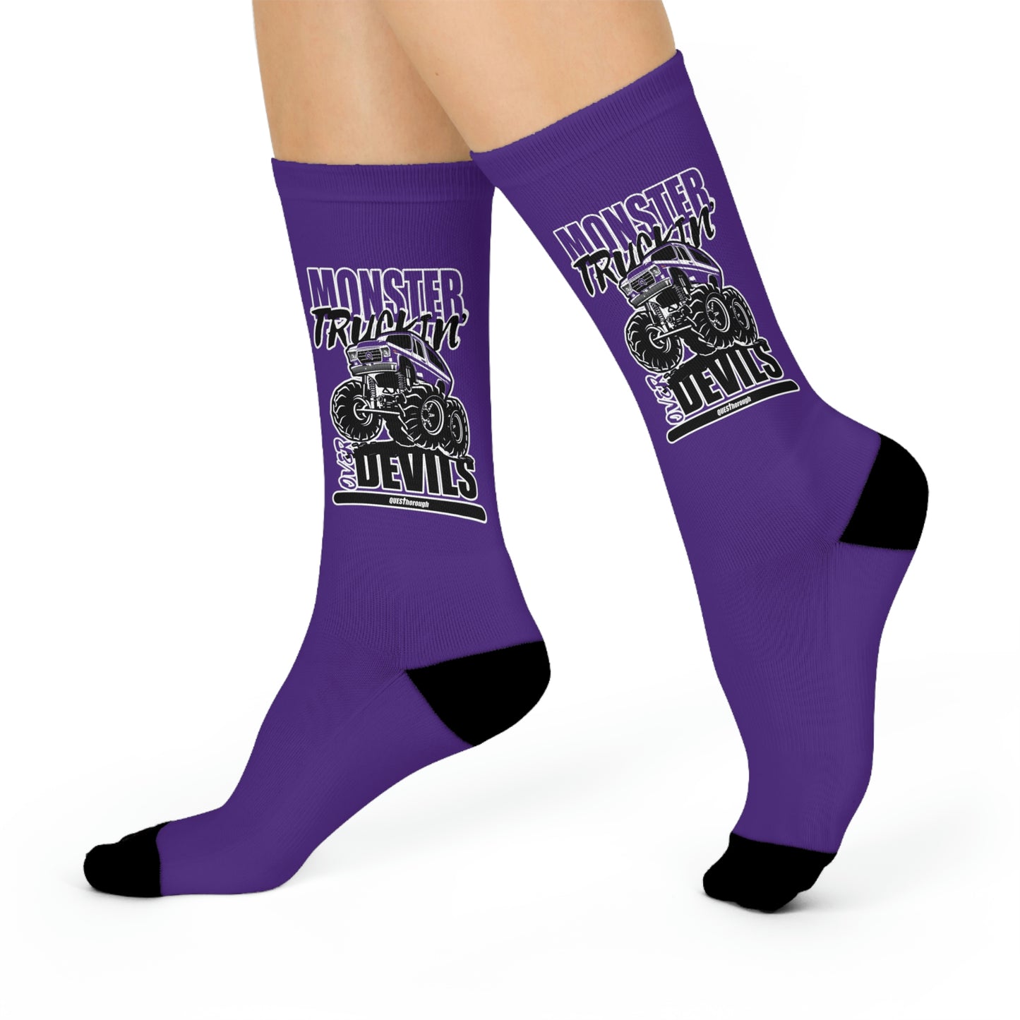 Bars - Monster Truckin' DTG Crew Socks